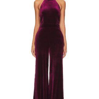 Mock Neck Halter Jumpsuit