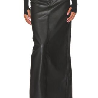 Amiri Faux Leather Maxi Skirt