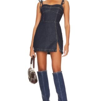Taylor Denim Skort Romper