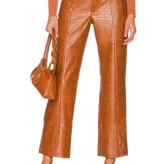 Croc Faux Leather Pant