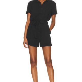 Rolled Hem Utility Romper