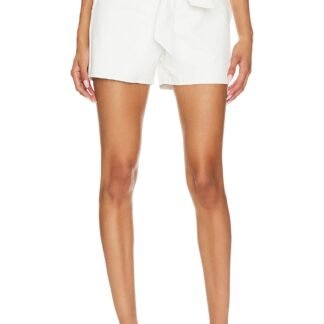 Faux Leather Paperbag Short