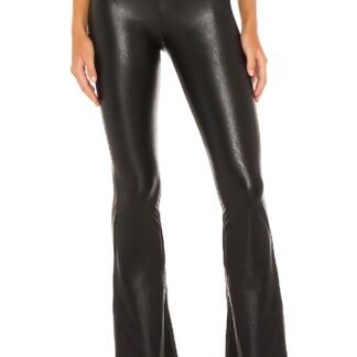 Faux Leather Flared Pant