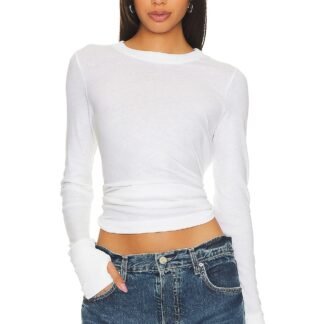 Cashmere Easy Cuffed Crew