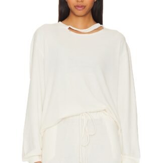 Porter Twist Neck Pullover Sweatshirt