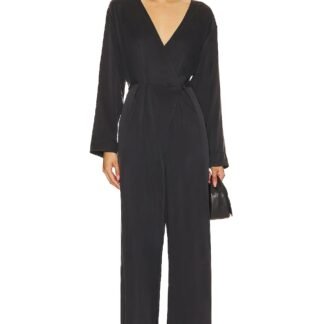 Silk Long Sleeve Jumpsuit