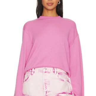 Exon Crop Pullover Sweatshirt