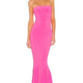 X EcoChic Strapless Fishtail Gown