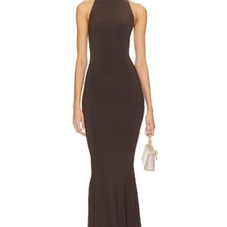 Halter Turtle Fishtail Gown