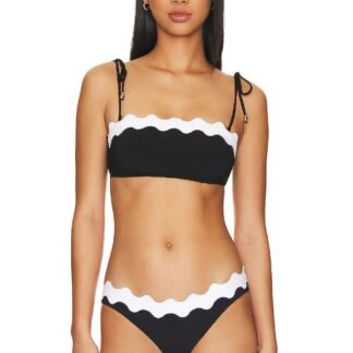 Ric Rac Bustier Bandeau Bikini Top
