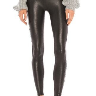 Petite Faux Leather Legging